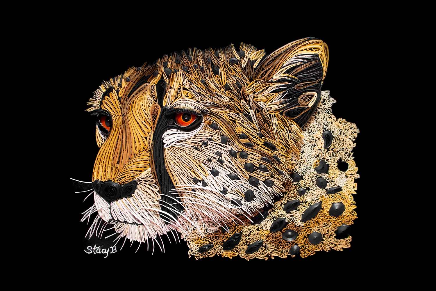 The Scovill Zoo Quilled Cheetah