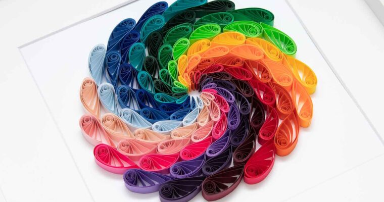 A Tale of Two Quilled Rainbow Spirals