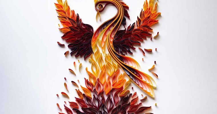 The Second Quilled Phoenix: A Fiery Masterpiece