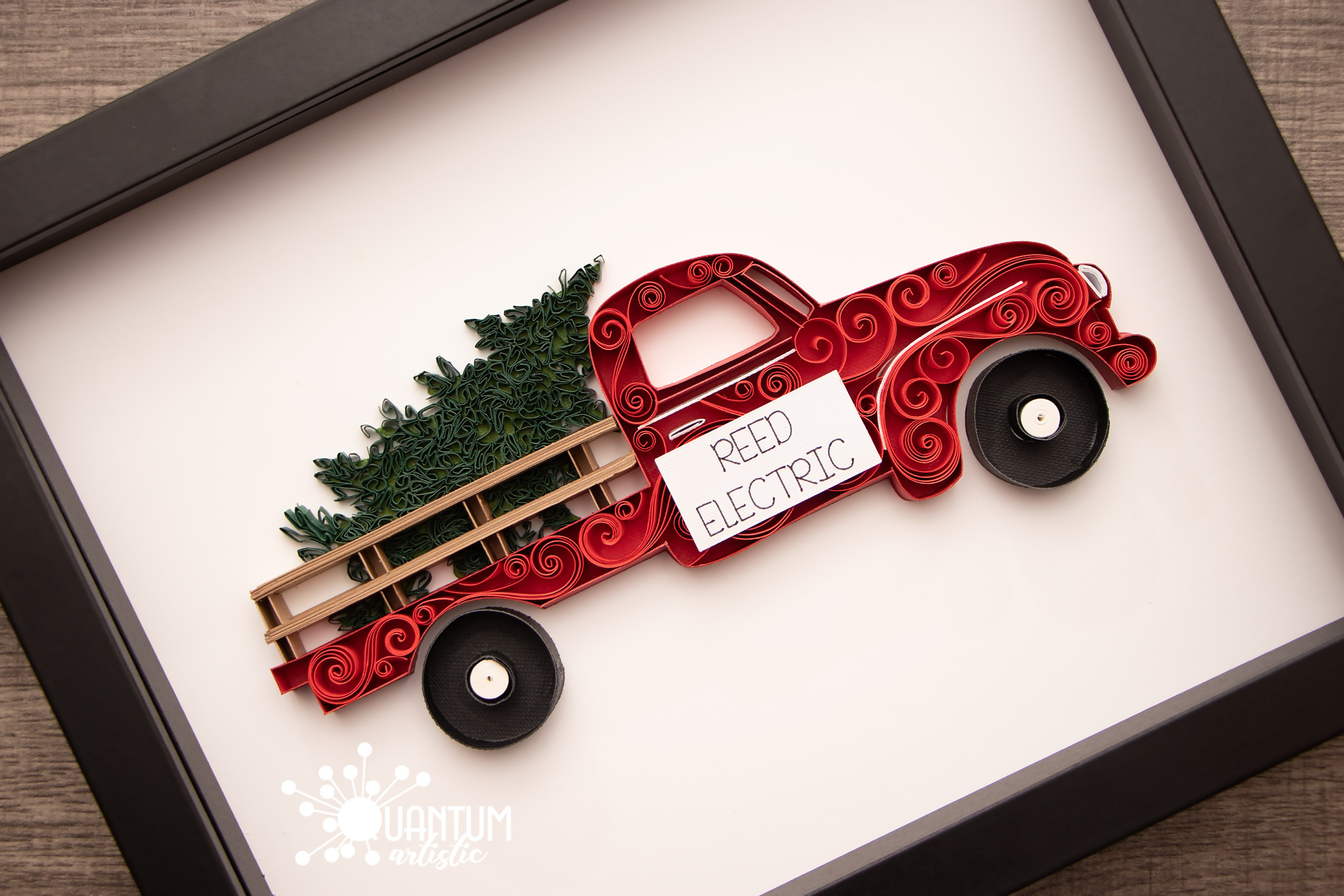 Crafting Nostalgia: The Tale of the Quilled Christmas Truck
