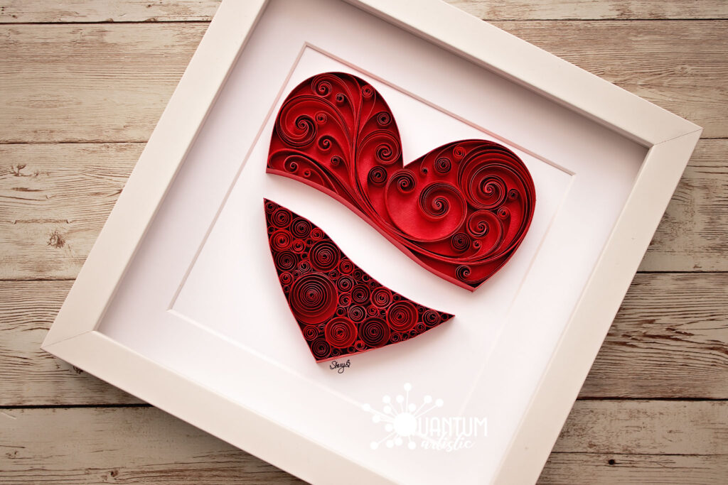 Quilled Scrollwork Heart