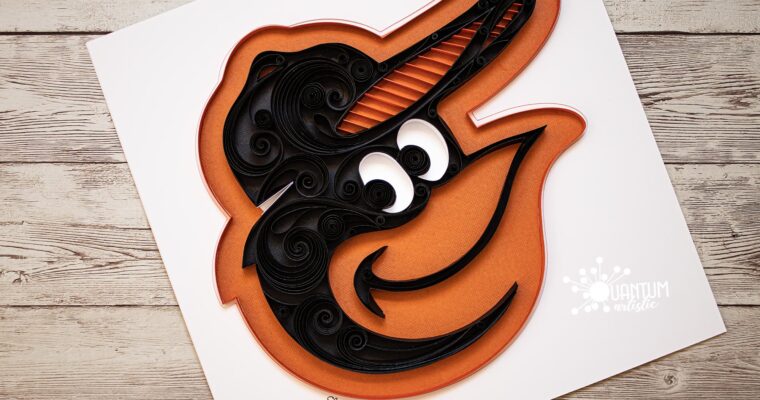 Team Spirit : The Quilled Baltimore Oriole’s Mascot